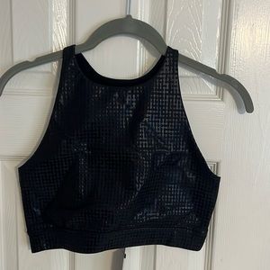 Peloton Show Up Digital Foil high neck bra